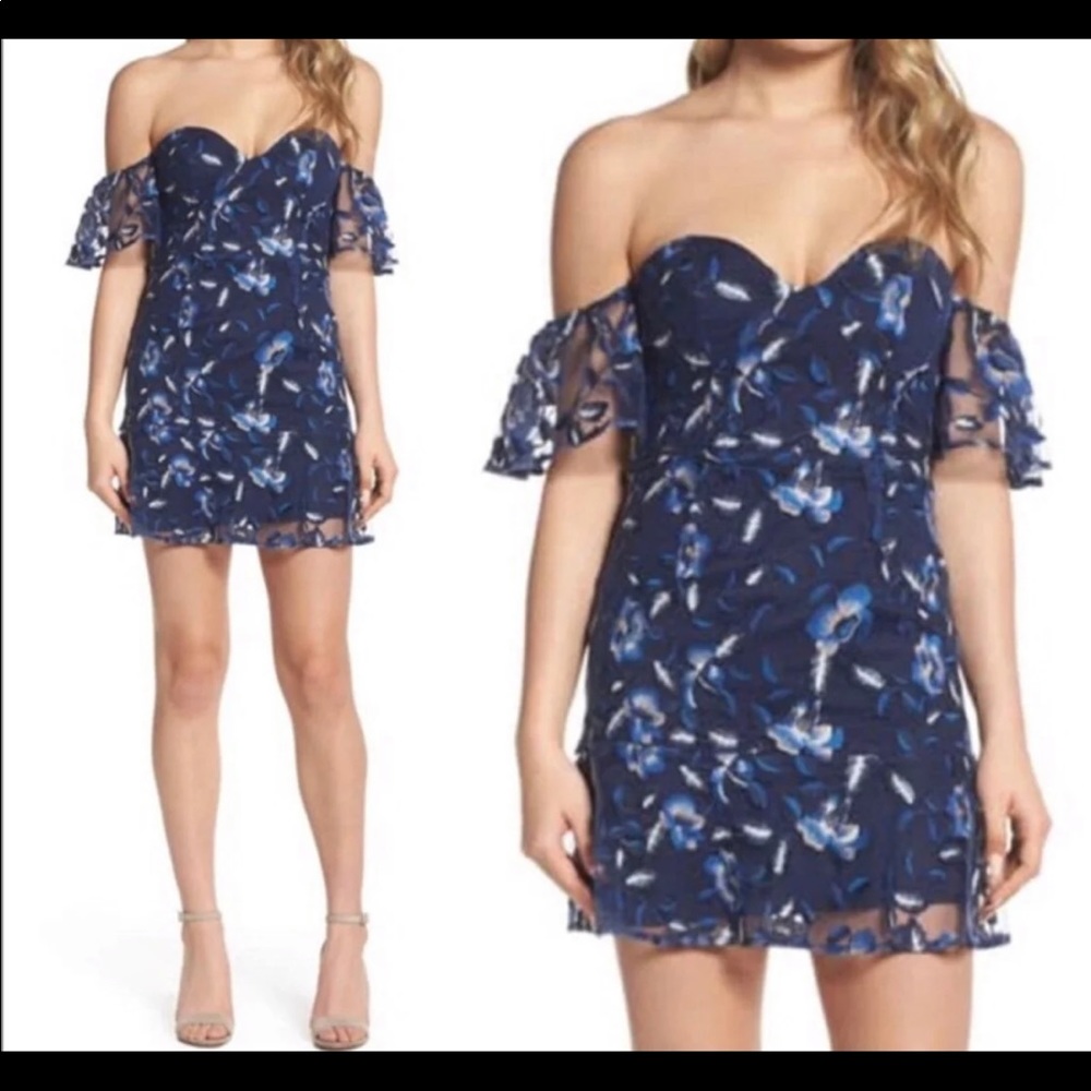 Bardot Floral Off Shoulder Dress M/8